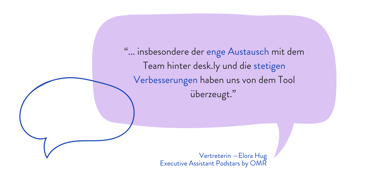 2. Sprechblase Success Story Podstars by OMR 2. Sprechblase Success Story Podstars by OMR