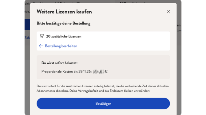 Help Center Lizenzen Self-Checkout Pop-up Checkout 