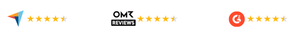Capterra, OMR Reviews, G2 Sternebewertungen
