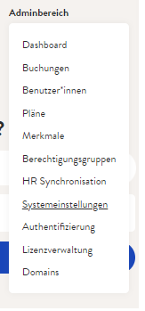 Systemeinstellung