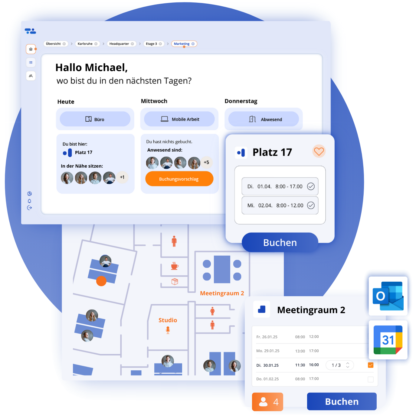 deskly Desk Sharing Software Home Mobile