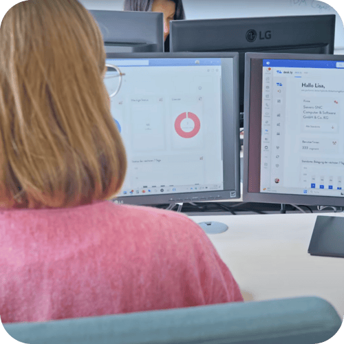 deskly Erfahrungen Sievers Screen