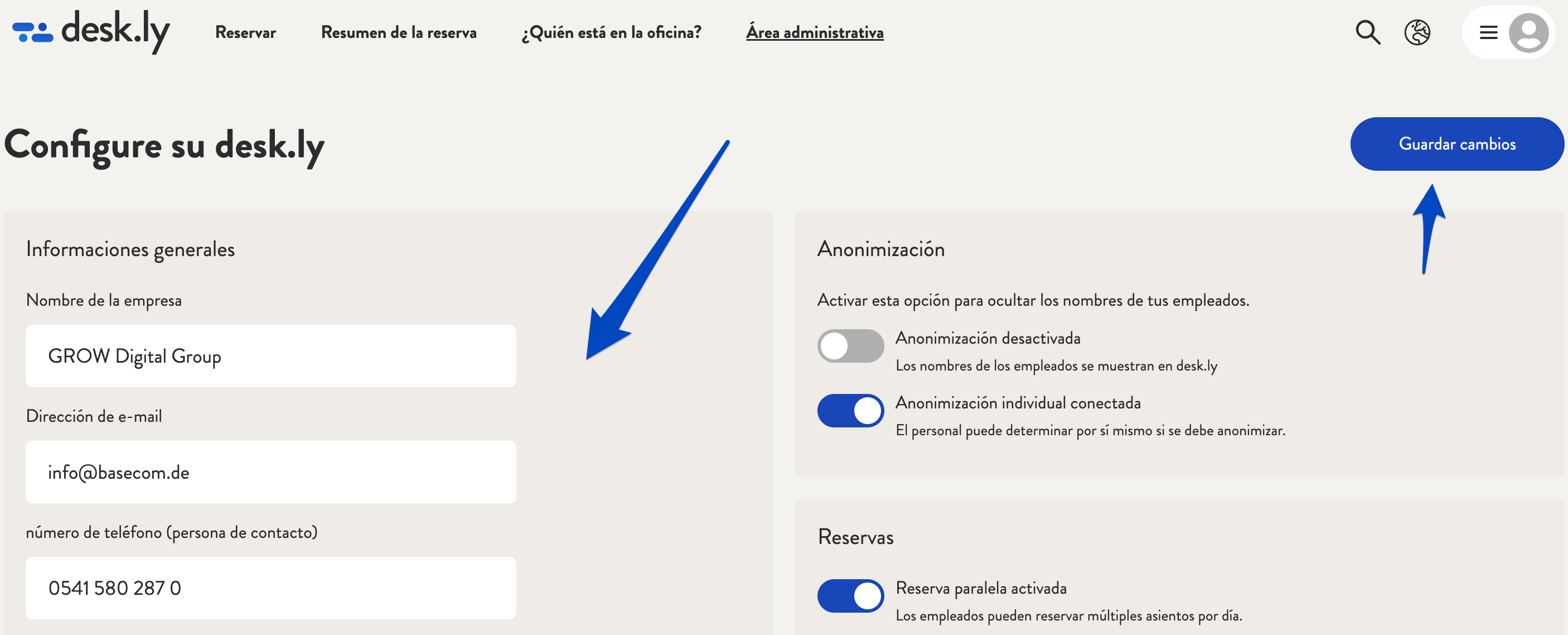 Puedo cambiar los datos de mi empresa, como la dirección de correo electrónico o el número de teléfono_2