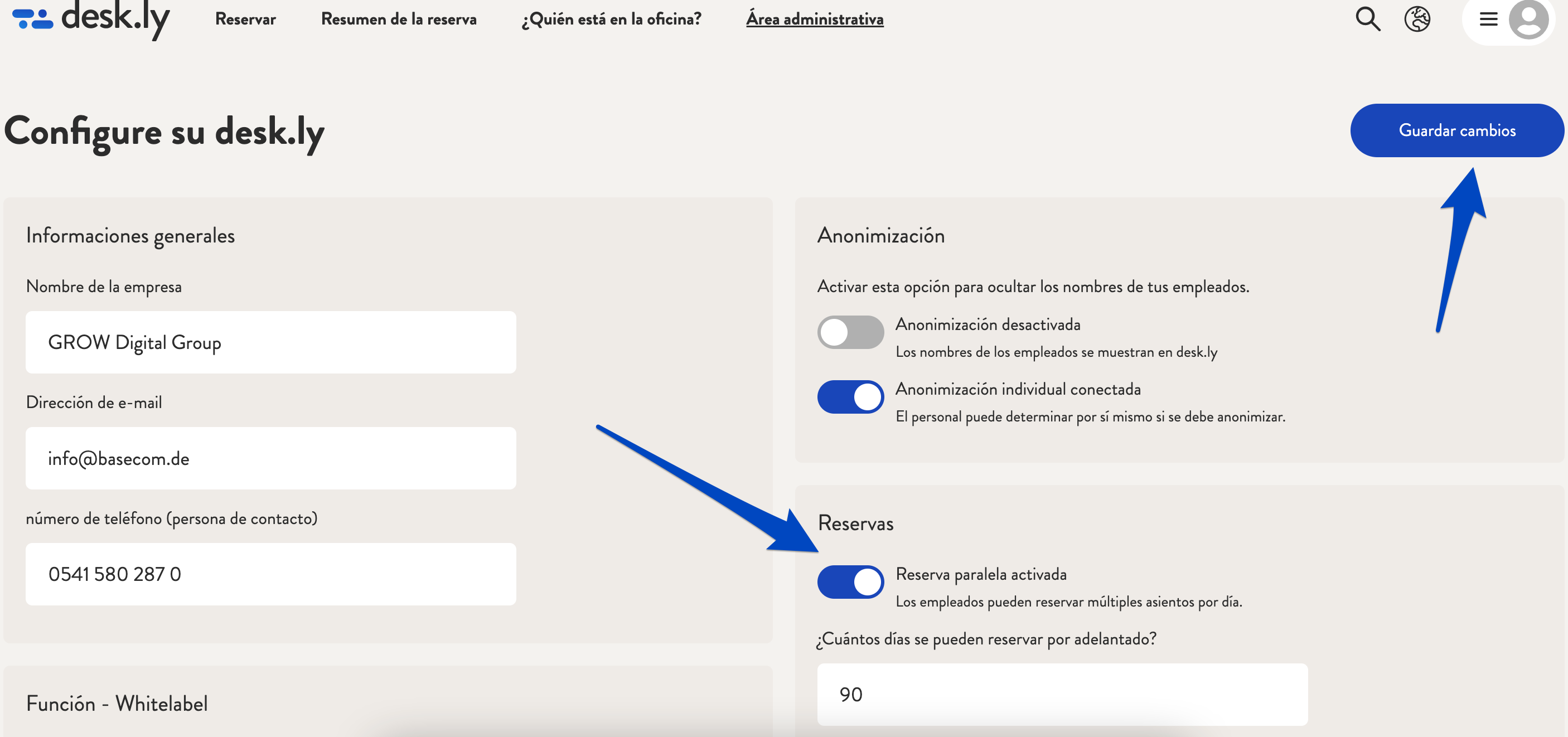 Cómo puedo hacer que mis empleados puedan hacer dos reservas para el mismo día_2