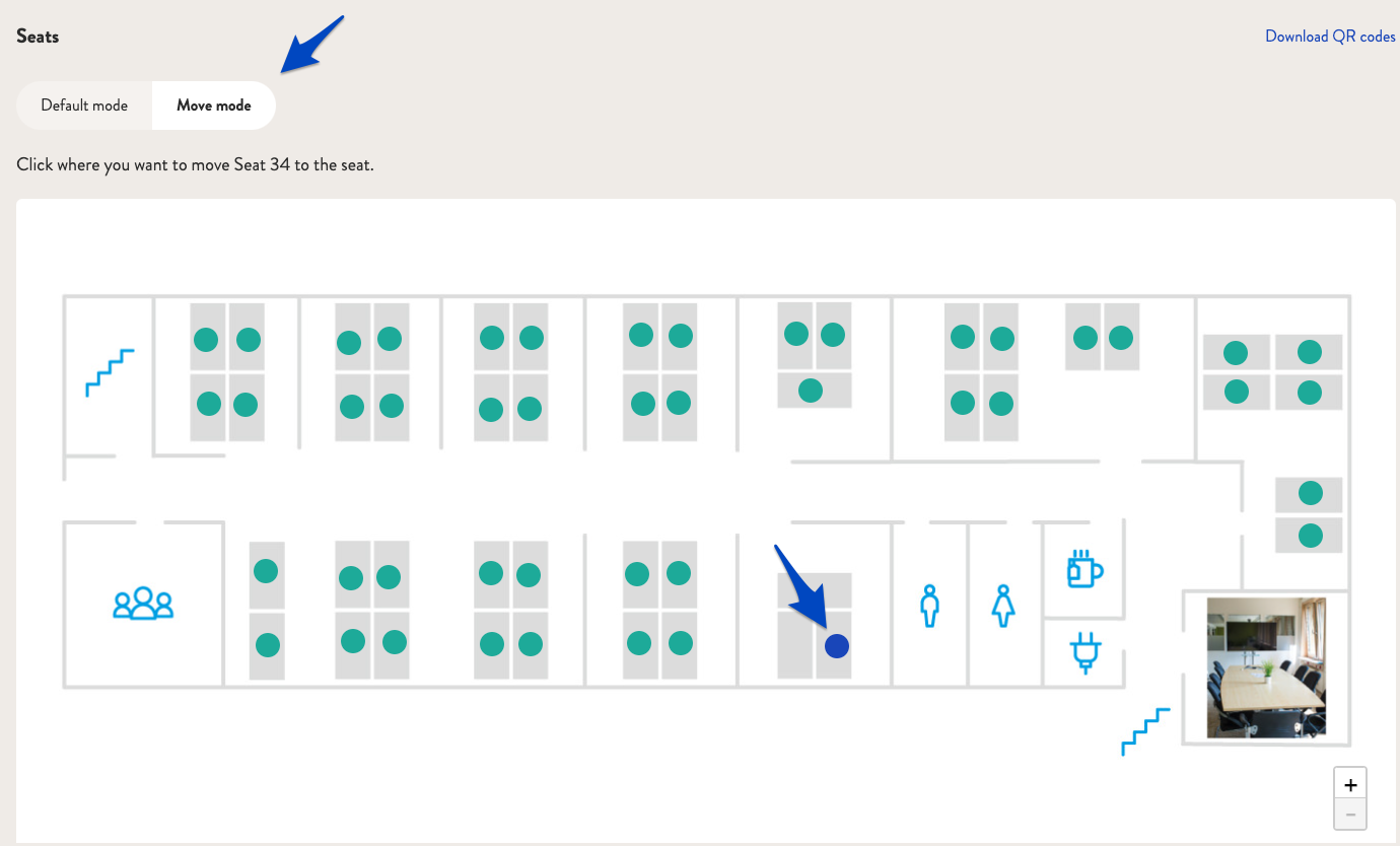 How can I move existing seats_6