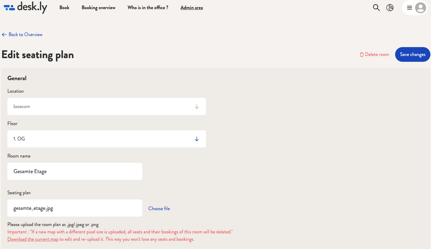 How do I create a seating plan with bookable seats_5