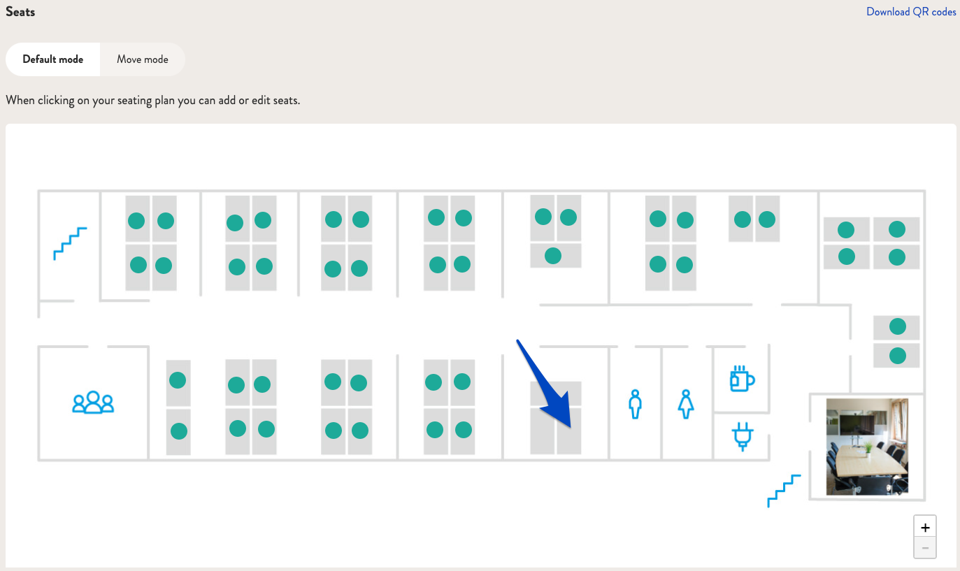 How do I create a seating plan with bookable seats_6