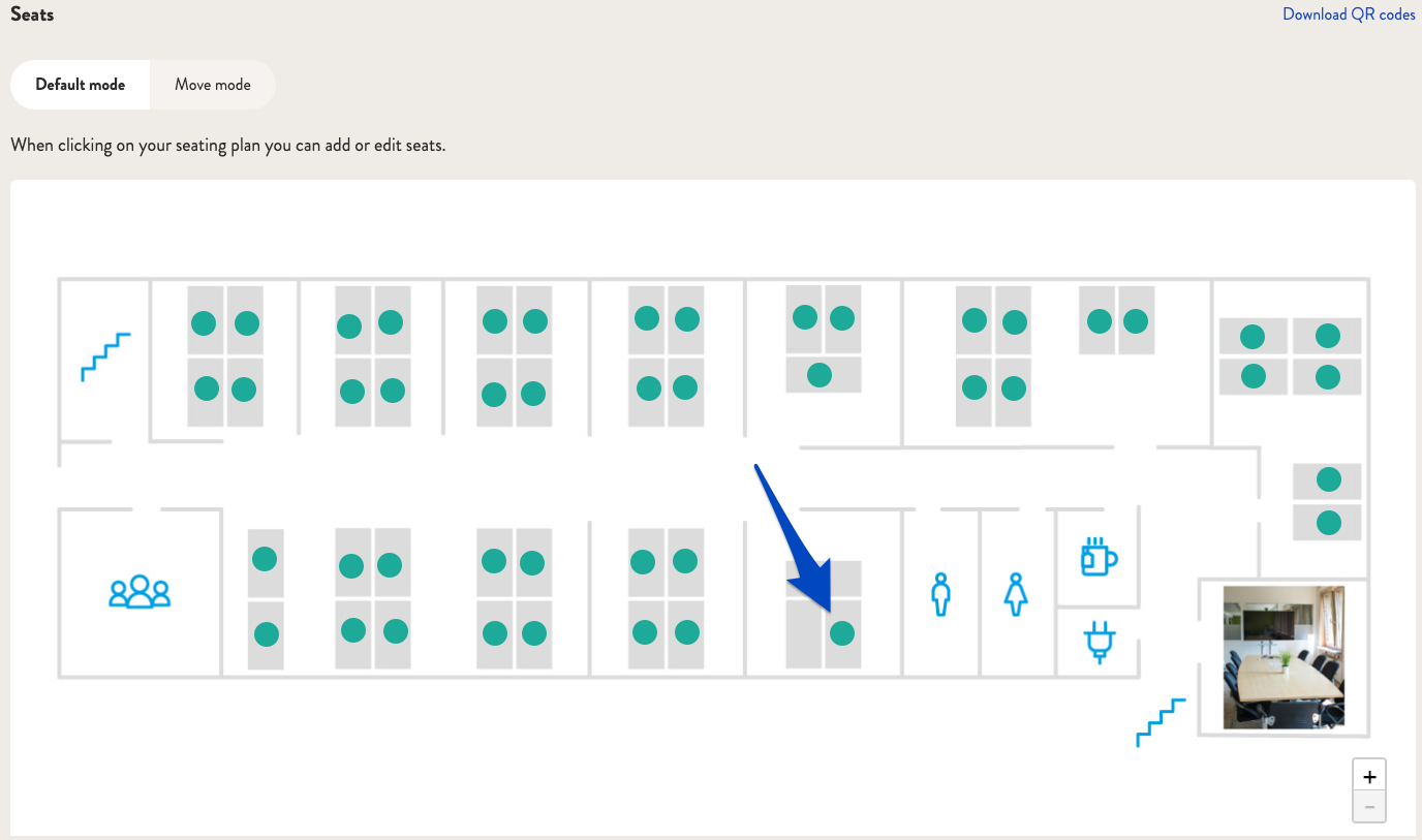 How do I create a seating plan with bookable seats_8