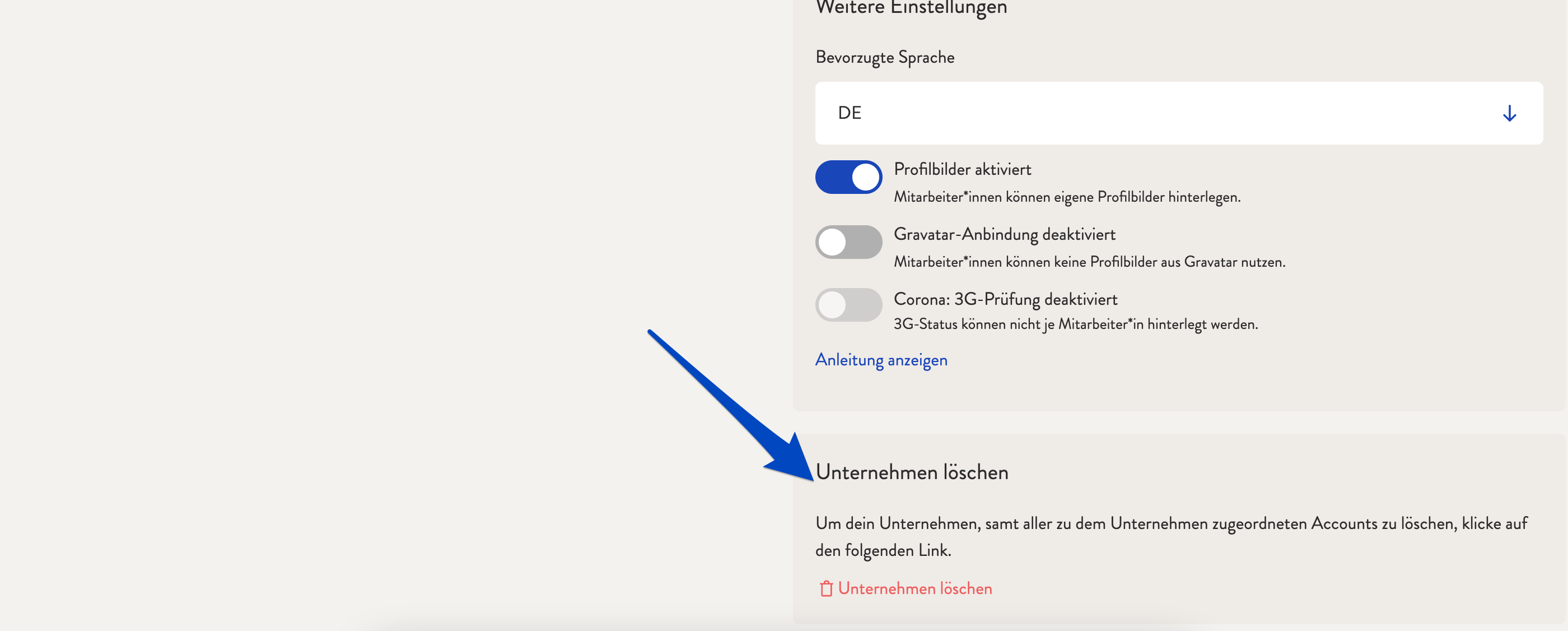 Wie kann ich mein Unternehmen löschen_2