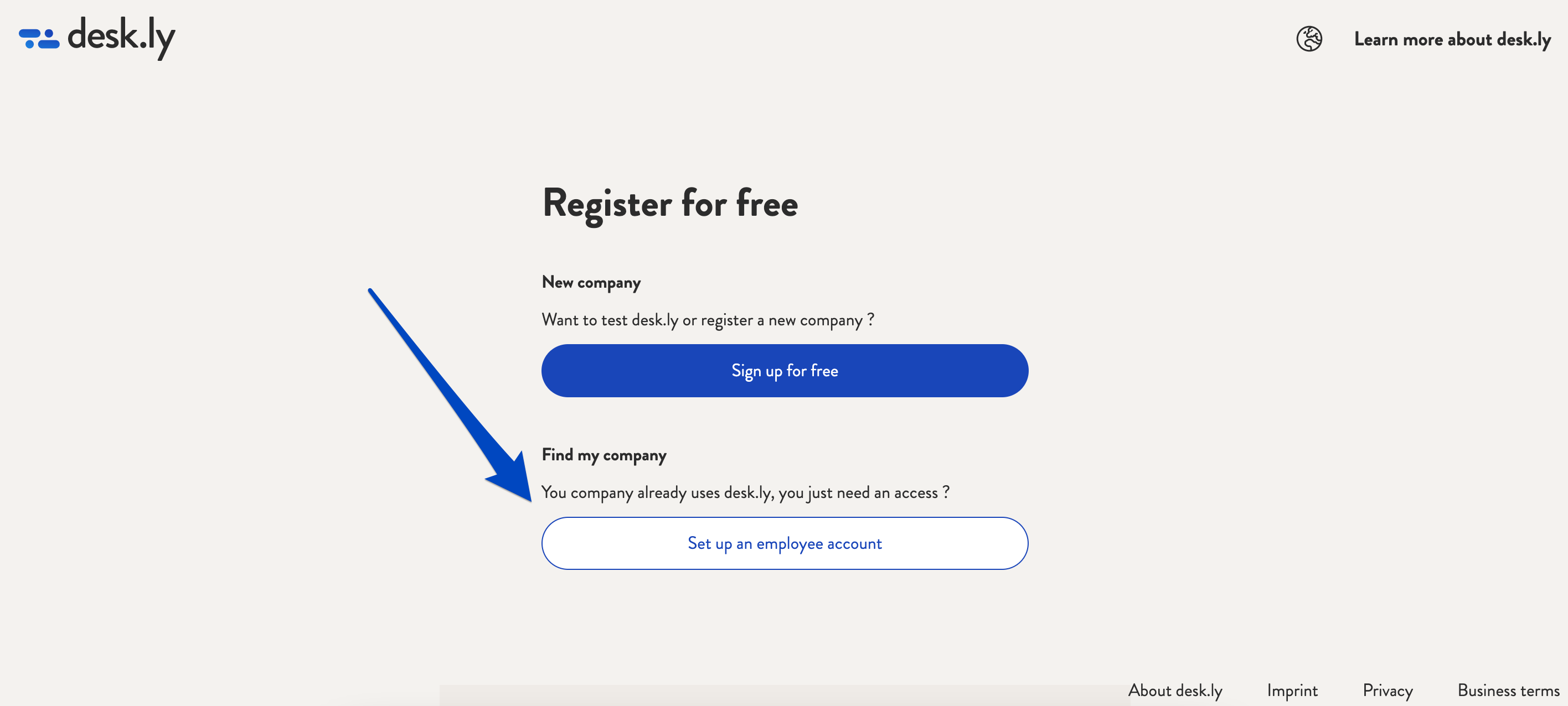 How do I register as a user on desk.ly_2