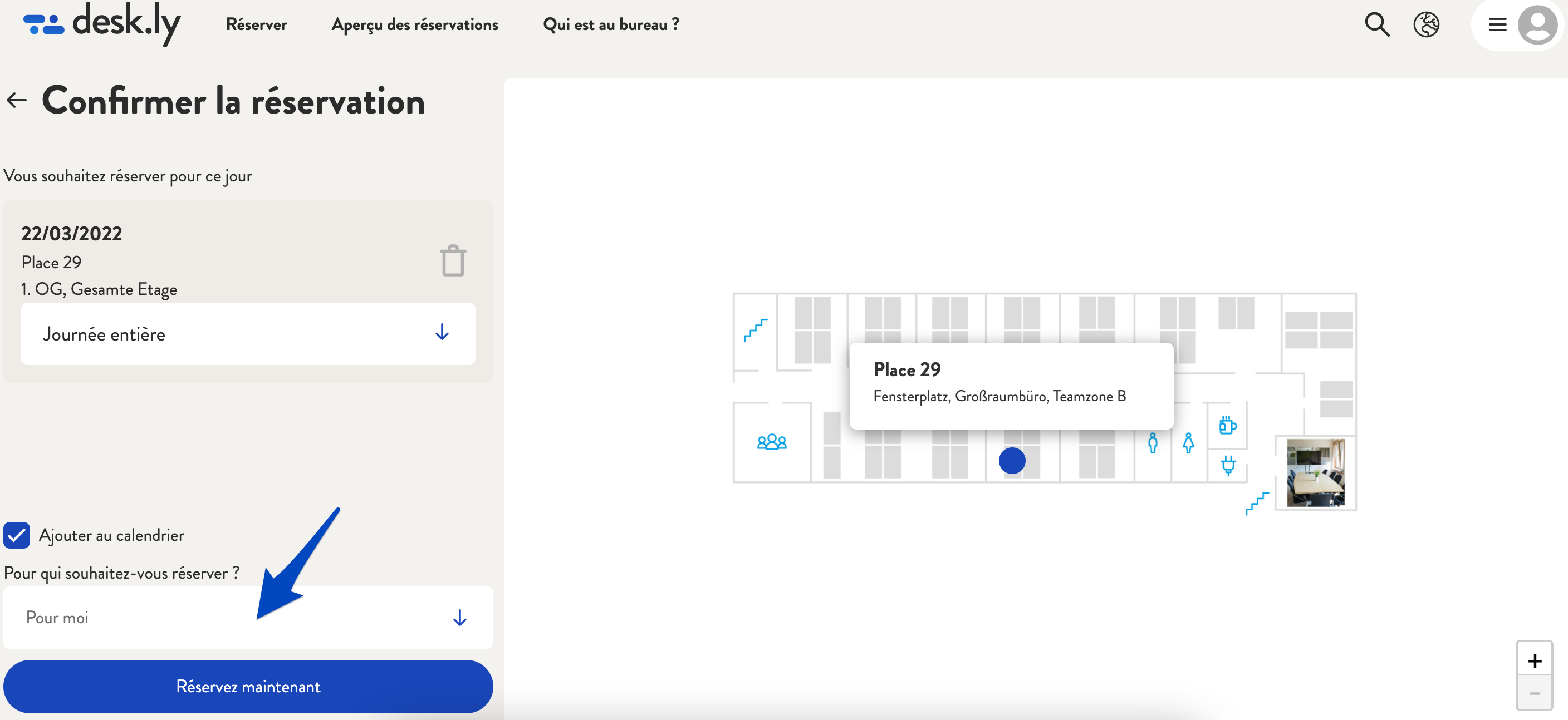 Comment puis-je réserver une place pour mes collègues_2