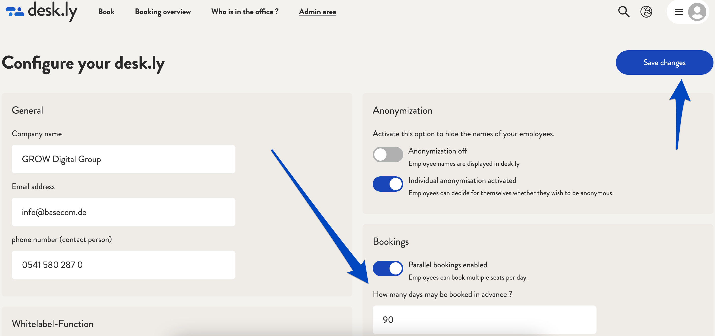 Can I manage whether and for how long serial bookings can be made_2