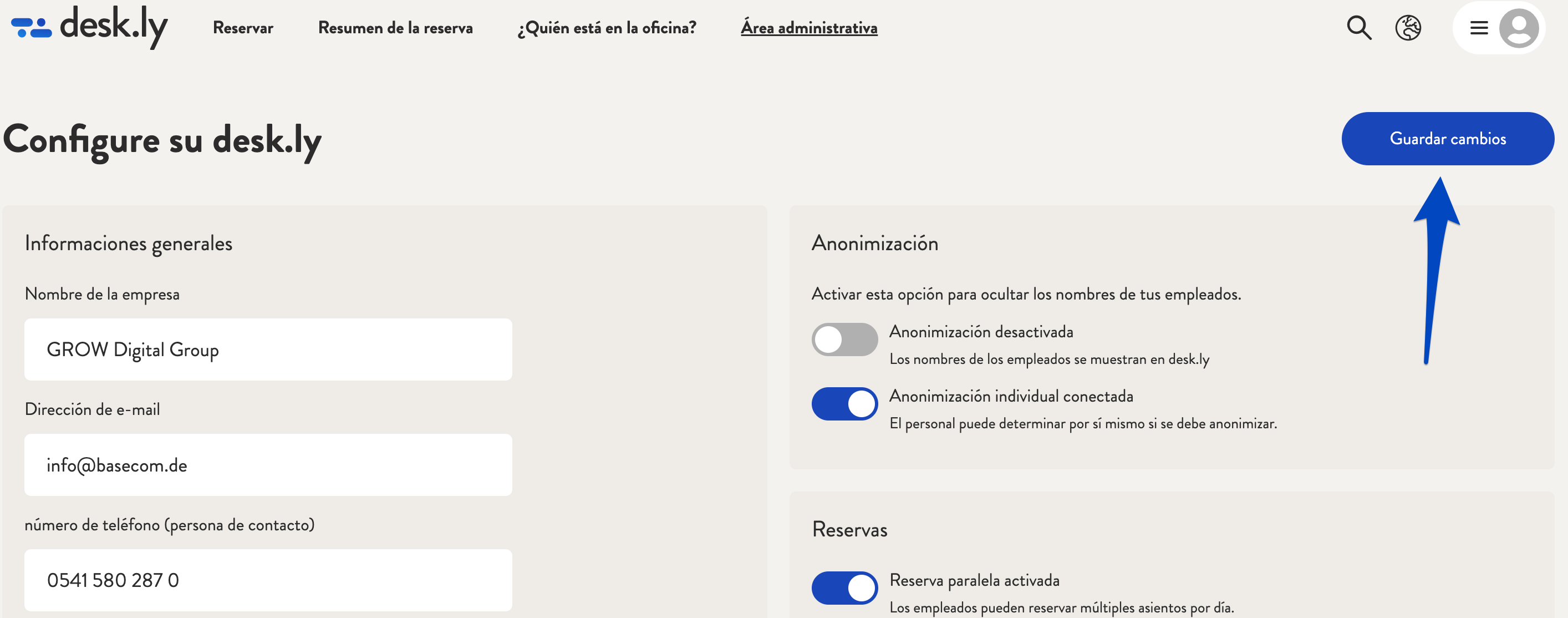 Cómo puedo determinar si mis empleados pueden reservar para sus colegas_3